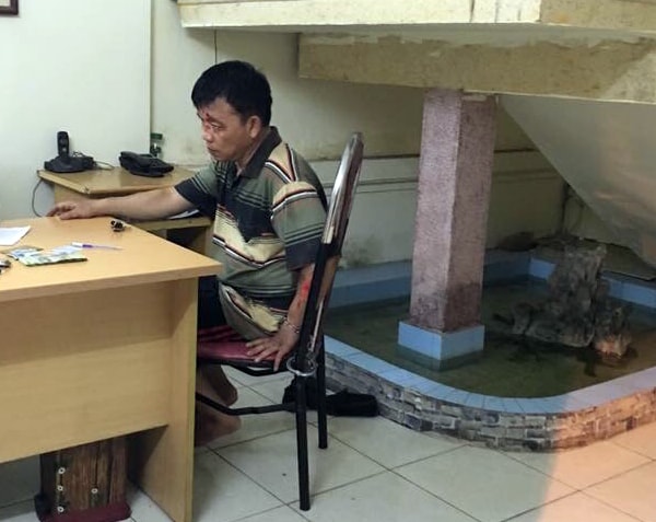 Nguyễn Văn Long bị bắt giữ tại cơ quan Công an
