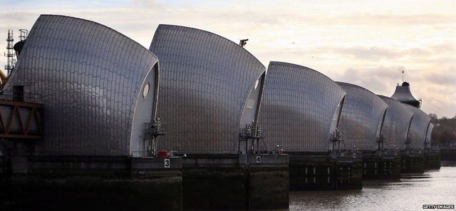 Đập Thames Barrier. Ảnh: Getty
