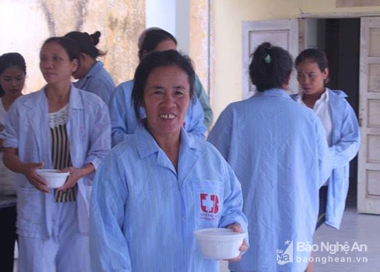 Nụ cười tươi của bệnh nhân điều trị tại bệnh viên Ung bướu.