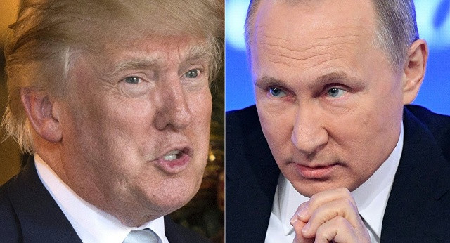 Donald Trump và Vladimir Putin.