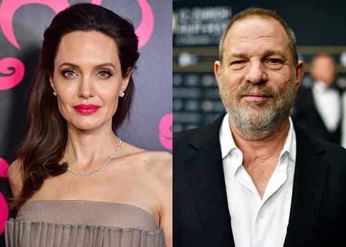 Angelina Jolie cũng từng bị Harvey Weinstein gạ gẫm.