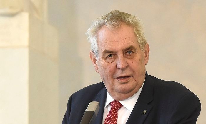 Tổng thống Cộng hòa Czech Milos Zeman. Ảnh: Internet