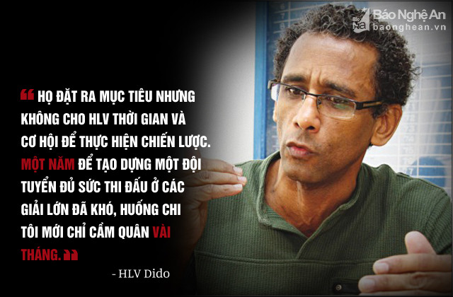 Nhìn từ minh chứng của cựu HLV Dido, 2 năm và tổng số tiền lương khoảng 12 tỷ có đủ cho HLV Park Hang Seo làm được điều gì đó cho bóng đá Việt Nam. Ảnh tư liệu