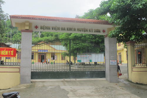 Trung tâm y tế huyện Kỳ Sơn. Ảnh: Internet
