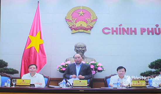 Thủ tướng Chính phủ Nguyễn Xuân Phúc phát biểu chỉ đạo tại hội nghị. Ảnh: Phú Hương
