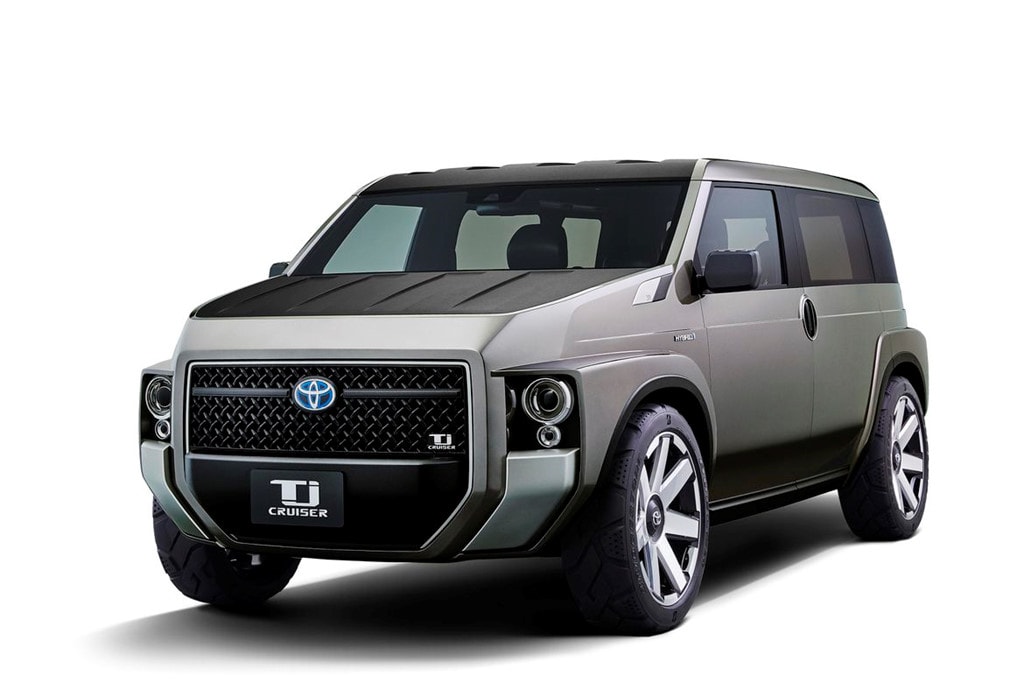 Mới đây, Toyota đã tiết lộ những hình ảnh đầu tiên của chiếc concept Tj Cruiser. Toyota Tj Cruiser mở ra một phân khúc xe hoàn toàn mới mang tên Sub Utility Van - xe van nhỏ đa dụng. Toyota Tj Cruiser là sự kết hợp giữa thiết kế rắn rỏi của xe SUV với sự thực dụng của xe van chở hàng.