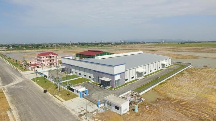 Nhà máy của Tập đoàn TĐV Việt Nam đầu tư vào Khu đô thị dịch vụ VSIP.