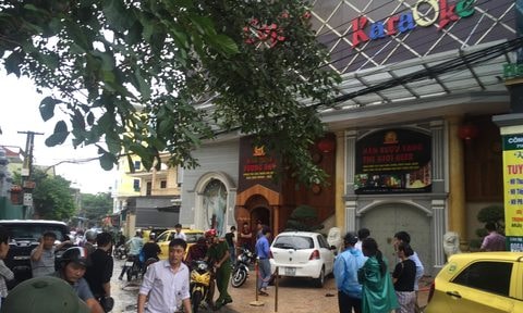 Quán karaoke Quán Lau, nơi xảy ra vụ hỗn chiến. Ảnh: Internet