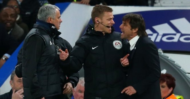 HLV Mourinho và Conte khẩu chiến kịch liệt