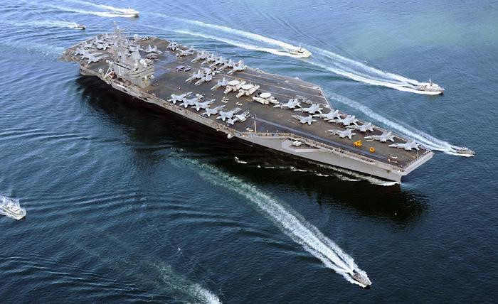 Mỹ đưa hàng không mẫu hạm Ronald Reagan đến tập trận gần Triều Tiên.
