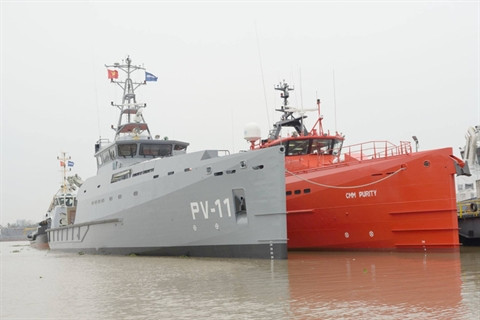 Tàu tuần tra PV-11 lớp SPa 5009 do Damen Sông Cấm đóng cho Venezuela.