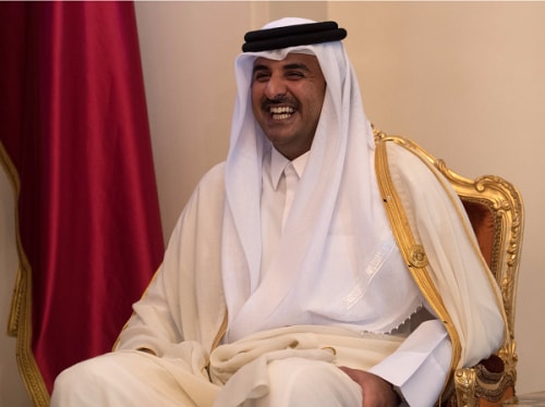 Sheikh Tamim bin Hamad Al Thani, 36 tuổi, là nhà lãnh đạo trẻ nhất của Qatar - vị trí ông đã tiếp nhận vào năm 2013 từ cha mình.