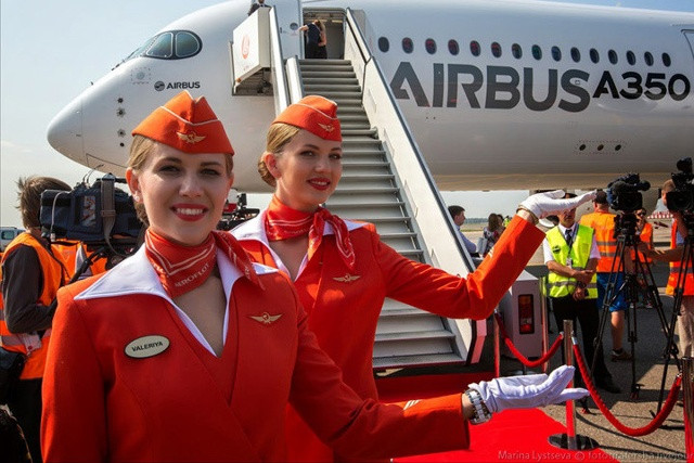 Đội hình máy bay của Aeroflot đều đặn được nâng cấp, hiện gồm nhiều phi cơ hiện đại do AirBus và Boeing sản xuất. Hãng đang có trong tay khoảng 130 máy bay. Ảnh: Lystseva.