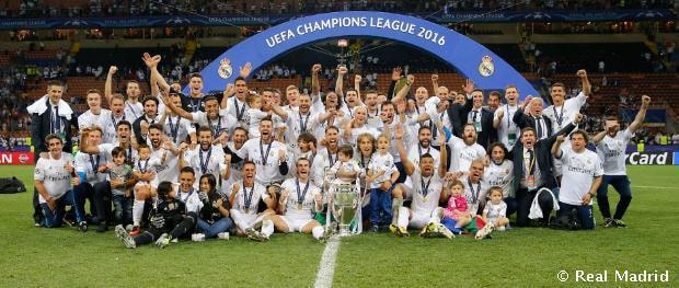 Real Madrid là đội bóng vô địch