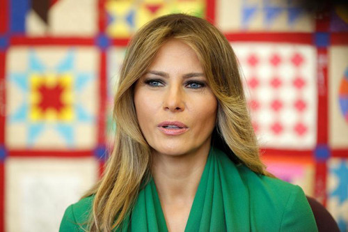 Đệ nhất Phu nhân Mỹ Melania Trump. Ảnh: Reuters.