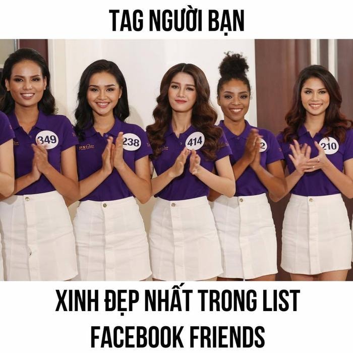 Nguyễn Thị Thơm cùng các thí sinh Top 70 Hoa hậu Hoàn vũ Việt Nam 2017. Ảnh: MUV