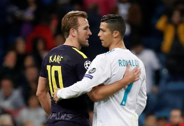 Real Madrid đang muốn đưa Harry Kane về sát cánh cùng Ronaldo ở sân Bernebeu. Ảnh: Internet