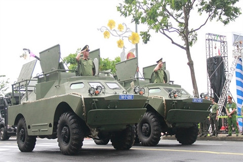 Phiên bản xe thiết giáp trinh sát BRDM-2 trang bị cho Công an