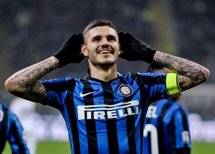 Tiền đạo Mauro Icardi đang tỏa sáng rực rỡ trong màu áo Inter Milan. Ảnh: Internet