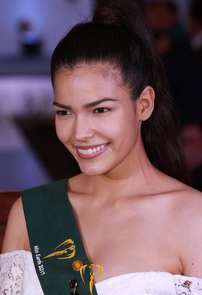 Vẻ đẹp châu Á nổi bật của Hoa hậu Thái Lan.