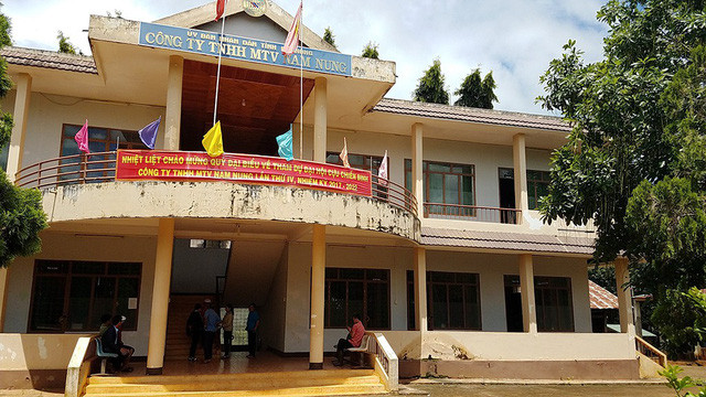 Trụ sở Công ty TNHH MTV Nam Nung, huyện Krông Nô, Đắk Nông.  Ảnh: T.X.