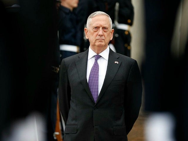 Bộ trưởng Quốc phòng Mỹ James Mattis. (Nguồn: AP)