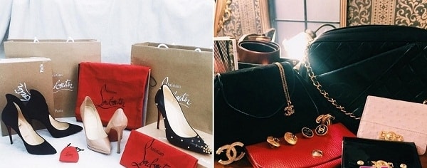 Không thiếu những nhãn hiệu cao cấp như Gucci, Chanel... xuất hiện trong bộ sưu tập của Chi Pu.