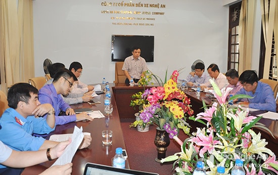 Toàn cảnh buổi làm việc. Ảnh: TH