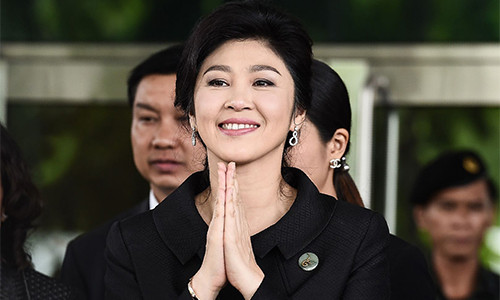 Cựu thủ tướng Thái Lan Yingluck Shinawatra. Ảnh: AFP.