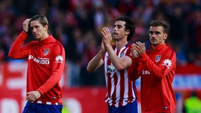 Hàng công Atletico Madrid đang thi đấu kém hiệu quả trong thời gian gần đây. Ảnh: Internet