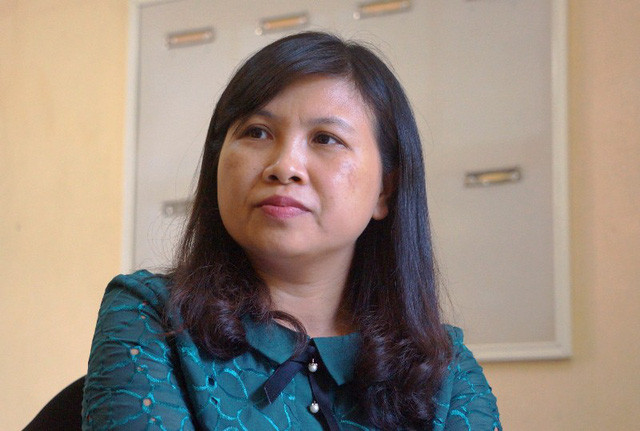 Cô Trần Thị Phương Thủy, Hiệu phó trường THPT Đông Sơn 2 chia sẻ với phóng viên.