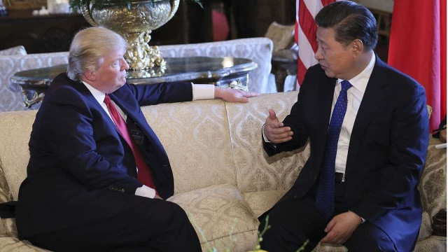 Tổng thống Mỹ Donald Trump có cuộc gặp Chủ tịch Trung Quốc Tập Cận Bình hồi tháng 4/2017.