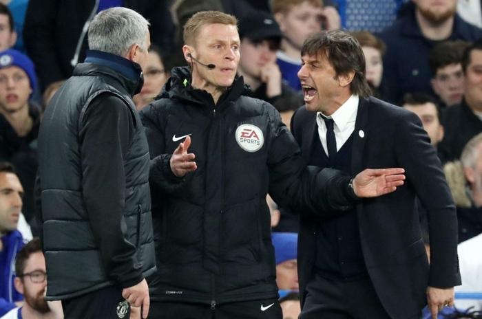 Mourinho và Conte thường xuyên xung đột với nhau. Ảnh: Internet