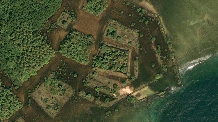 Hình ảnh vệ tinh cho thấy thành phố cổ vừa được phát hiện.