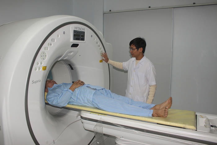 Bệnh viện đã trang bị đầy đủ các loại máy móc, thiết bị y tế hiện đại phục vụ công tác khám chữa bệnh. Ảnh: Đinh Nguyệt