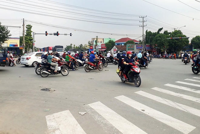 Giao lộ xảy ra vụ việc. 