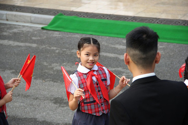 Một em nhỏ sẽ tham gia lễ đón Chủ tịch nước Trung Quốc tại Phủ Chủ tịch
