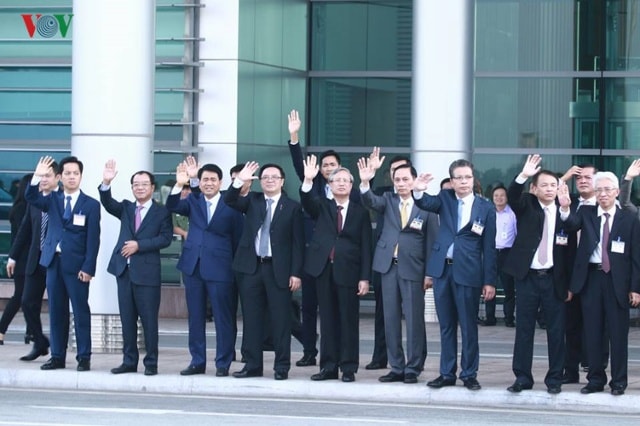 Đoàn lãnh đạo cấp cao của Việt Nam và TP Hà Nội tiễn Tổng Bí thư, Chủ tịch Trung Quốc Tập Cận Bình.