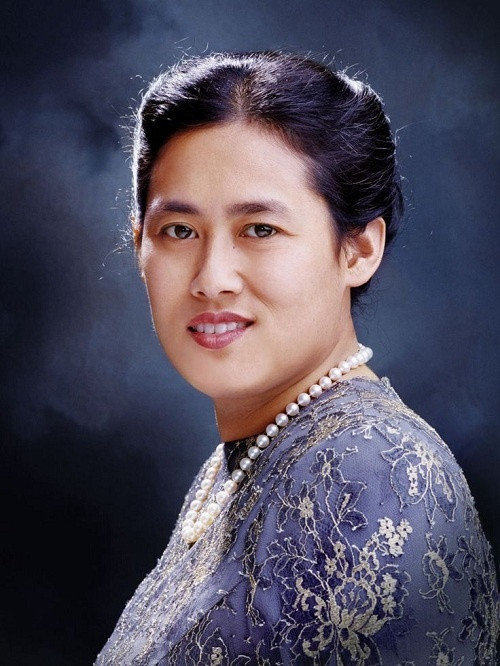 Công chúa Thái Lan Maha Chakri Sirindhorn, con thứ ba của của cố vương Bhumibol Adulyadej. Ảnh: Muids.