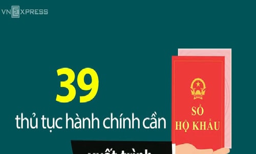 Gần 40 thủ tục ăn theo sổ hộ khẩu