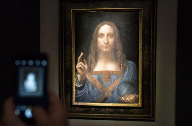 Bức 'Người cứu rỗi thế giới' của Leonardo Da Vinci - Ảnh: NEW YORK TIMES