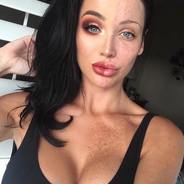 Trào lưu trang điểm nửa mặt do beauty blogger Nikkie khởi xướng và nhanh chóng gây sốt trên mạng xã hội Instagram.