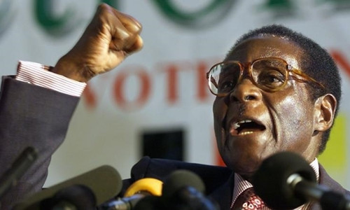 Tổng thống Zimbabwe Robert Mugabe. Ảnh: AP.