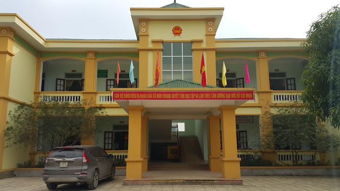 Trụ sở UBND xã Nghi Quang (Nghi Lộc). Ảnh: Ngọc Diệp