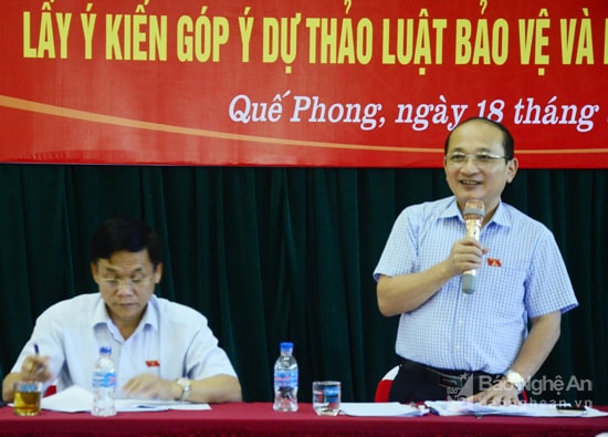 Ông Nguyễn Thanh Hiền- Phó Trưởng Đoàn ĐBQH tỉnh khẳng định: Thông quan diễn đàn Quốc hội, Đoàn Đại biểu Quốc hội 