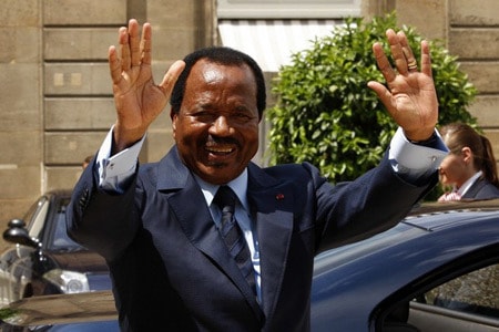 Tổng thống Cameroon Paul Biya.  Ảnh: Reuters.