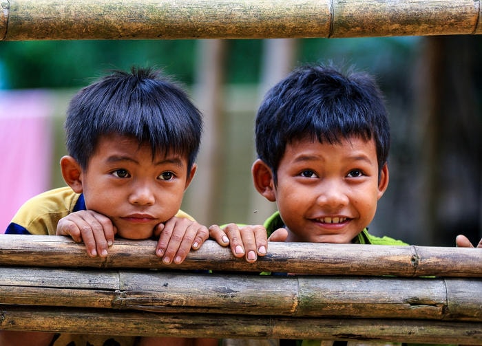 Nét hồn nhiên. Ảnh: Quốc Đàn