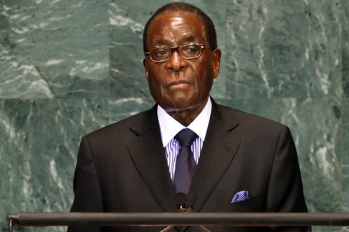 Tổng thống Zimbabwe Robert Mugabe trước đó tuyên bố sẽ không từ chức. Ảnh: History.co.uk