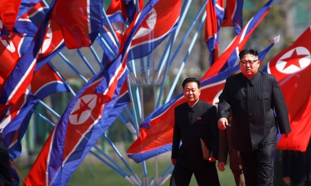 Nhà lãnh đạo “thất thường” của Triều Tiên, ông Kim Jong-un. Ảnh: AP