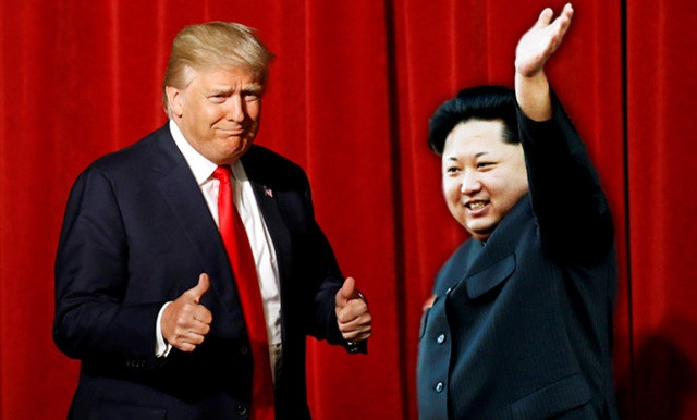 Tổng thống Trump đánh giá cao việc Kim Jong Un tiếp nhận quyền lực khi còn trẻ và vẫn trụ vững. Ảnh: Asianews.